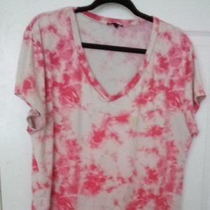 pink tye dye tshirt